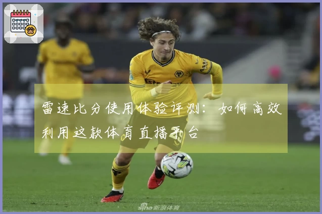 雷速比分使用体验评测：如何高效利用这款体育直播平台